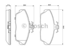 FREN BALATA ON LAND ROVER FREELANDER 1.8I / 2.0D 98-00 WVA21516