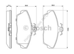 FREN BALATA ON LAND ROVER FREELANDER 1.8I / 2.0D 98-00 WVA21516