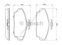 FREN BALATA ON LAND ROVER FREELANDER 1.8I / 2.0D 98-00 WVA21516