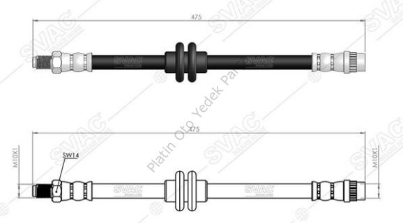 FREN HORTUMU ON LOGAN SYMBOL 462102625R 462107874R 462107076R