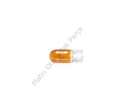 AMPUL ECO 12 V BUYUK DIPSIZ 5W WY5W GOSTERGE AMPULU DIPSIZ SARI