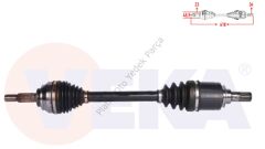 KOMPLE AKS SOL ON CLIO IV 1.5 DCI A-T UZUNLUK 610 mm 2012- 391018401R