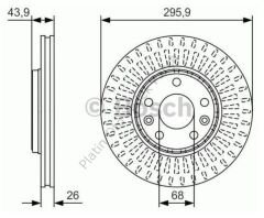 FREN DISKI ON HAVA KANALLI LATITUDE LAGUNA III MEGANE III SCENIC III 402064408R