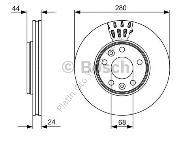 FREN DISKI ON MEGANE III LAGUNA III FLUENCE 1.5DCI 402060010R 402067902R
