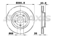 ON FREN DISK AYNASI HAVALI QASHQAI 07>12 40206-JG00A 40206-JD00A