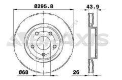 ON FREN DISK AYNASI HAVALI QASHQAI 07>12 40206-JG00A 40206-JD00A