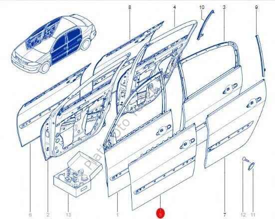 ON KAPI SACI SOL MEGANE II