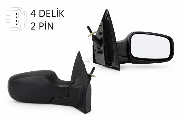 DIS DIKIZ AYNASI SAG CLIO III 05> MEKANIK+SENSORLU 2 FIS 7701061191