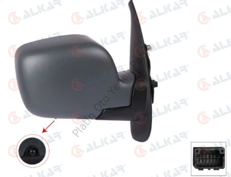 DIS DIKIZ AYNASI SAG ELEKTRIKLI ISITMALI SENSORLU (7 PIN) KANGO 2008-2012 7701068843 7701068848 7701068836