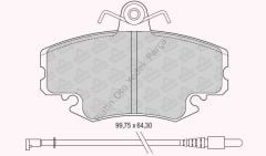 FREN BALATASI ON CLIO MEGANE LOGAN 7711130071