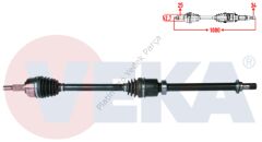 KOMPLE AKS SAG ON MEGANE IV (B9A/M_) 1.5 DCI (EURO 6) A-T UZUNLUK 1040mm 2016- 391001137R