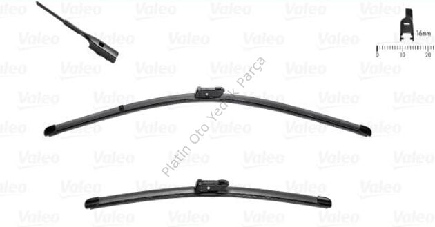 ON SILECEK TAKIM 600 / 475 MM AUDI Q2 17- 81B998002