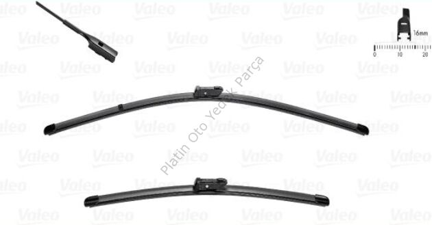 ON SILECEK TAKIM 600 / 475 MM AUDI Q2 17- 81B998002