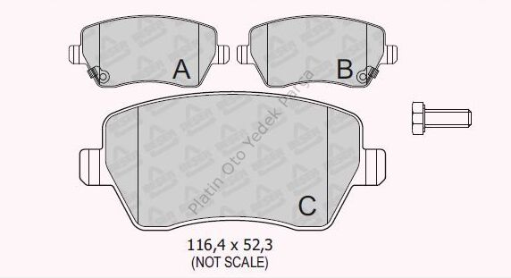 FREN BALATASI ON CLIO III LODGY 410608481R 7701209164