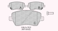 FREN BALATASI ON CLIO III LODGY 410608481R 7701209164