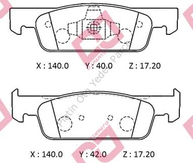 ON FREN BALATASI SYMBOL CLIO IV 410602581R
