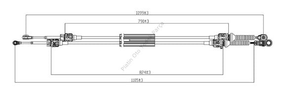 VITES TELI DUSTER 4X2 LODGY 6 VITES) IKILI