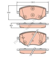 FREN BALATASI ON CLIO V SANDERO III TALIANT 1.0 H4D 1.0 B4D 410608885R