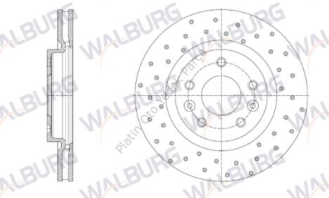 FREN DISKI ON HAVALI KAPLAMALI PERFORMANS DELIKLI 5 BJN 295,5X26X68X44 QASHQAI 1 402062000R 402066624R 402066RN0A