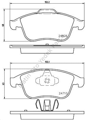 ON FREN BALATASI DISK LATITUDE 10> 410600011R 410607585R