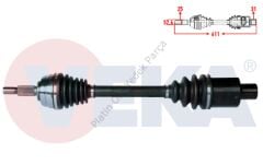 KOMPLE AKS SAG ON DACIA DUSTER 1.5 DCI 4X4 UZUNLUK 611mm 2012 391003797R 8200939985
