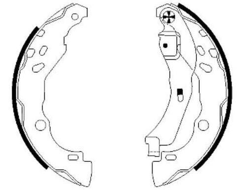 ARKA FREN BALATASI PAPUCLU LEVYELI CLIO II 1.2 1.4 1.5DCI LOGAN 1.4 1.6 02 06> 301 C-ELYSEE CITROEN C2 C3 1.4 HDI 7701207178