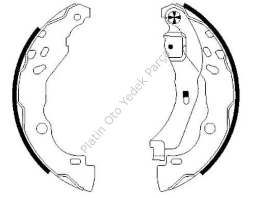 ARKA FREN BALATASI PAPUCLU LEVYELI CLIO II 1.2 1.4 1.5DCI LOGAN 1.4 1.6 02 06> 301 C-ELYSEE CITROEN C2 C3 1.4 HDI 7701207178