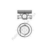PISTON + SEGMAN STD 76.00 MM ÇELIK PISTON MEGANE IV TALISMAN KADJAR K9K 1.5 DCI EURO 6 120101511R