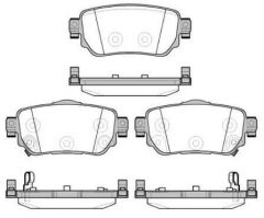 ARKA FREN BALATASI DISK KADJAR 1.5 1.6DCI 15> QASHQAI 14>15
