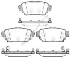 ARKA FREN BALATASI DISK KADJAR 1.5 1.6DCI 15> QASHQAI 14>15