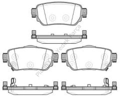 ARKA FREN BALATASI DISK KADJAR 1.5 1.6DCI 15> QASHQAI 14>15