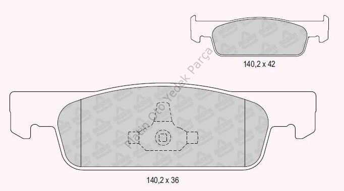 FREN BALATASI ON LOGAN CLIO IV SANDERO 410602581R 410605612R