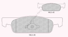 FREN BALATASI ON LOGAN CLIO IV SANDERO 410602581R 410605612R