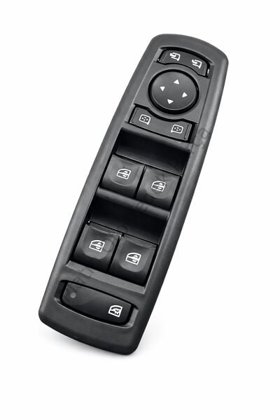 CAM ACMA KAPAMA ANAHTARI SOL CERCEVELI SIYAH RENK DORTLU MEGANE III  LAGUNA III CIFT  SOKET