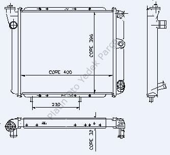 SU RADYATORU 2 SIRA AL-PL R9 R11 7700765602 7700773968 7701406496 7702146438 7702159882