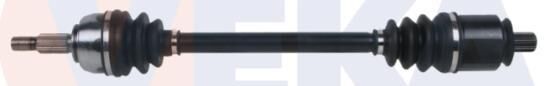 KOMPLE AKS SOL ON UZUNLUK 669mm RENAULT SCENIC II 1.6i 16v A-T 2003-2009 / GRAND SCENIC II 1.6i 16v A-T 7711135822 8200302824