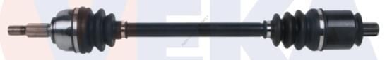KOMPLE AKS SOL ON UZUNLUK 669mm RENAULT SCENIC II 1.6i 16v A-T 2003-2009 / GRAND SCENIC II 1.6i 16v A-T 7711135822 8200302824