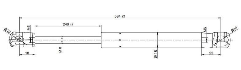 MOTOR KAPUT AMORTISORU LOGAN 12> 654713274R