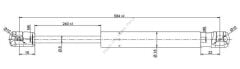 MOTOR KAPUT AMORTISORU LOGAN 12> 654713274R