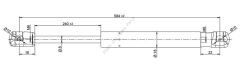 MOTOR KAPUT AMORTISORU LOGAN 12> 654713274R