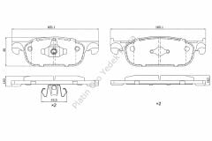 FREN BALATA ON CLIO IV LOGAN II 410604682R 410605536R 8660005291