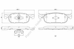 FREN BALATA ON CLIO IV LOGAN II 410604682R 410605536R 8660005291