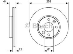 ON FREN DISKI 258MM DOKKER LODGY 7701210081