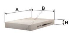 POLEN FILTRESI CLIO II KANGO 98> MEGANE I 96> LOGAN 04> 1.4 1.6 1.5DCI 1.9DCI 7700424098