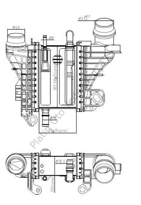 TURBO RADYATORU ADBLUE EURO 6 CLIO V EXPRESS KADJAR MEGANE IV SYMBOL II 144616325R 144967867R