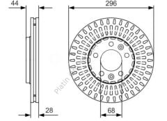 ON FREN DISKI (296-5) TRAFIC III 1.6 402066352R