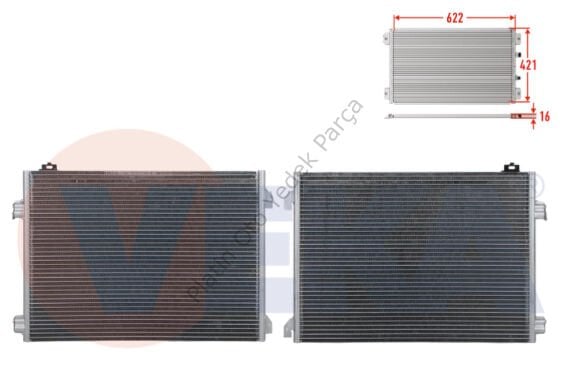 KLIMA RADYATORU RENAULT THALIA II 1.5 DCI 2008-2014
