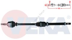 KOMPLE AKS SAG ON FLUENCE (L30) 1.5 DCI 5 VITES UZUNLUK 931mm 391008976R 8200890089 391003112R 391009002R 391003533R 7711497448 8200788674 8200725500