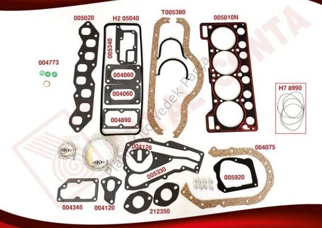 CONTA MOTOR TAKIM SKT KECELI R9 R11 1.4 7701460628 7701465262 7701466417