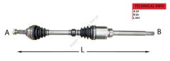 AKS KOMPLE SAG QASHQAI 07>11 1.5DCI 39100_JD52B